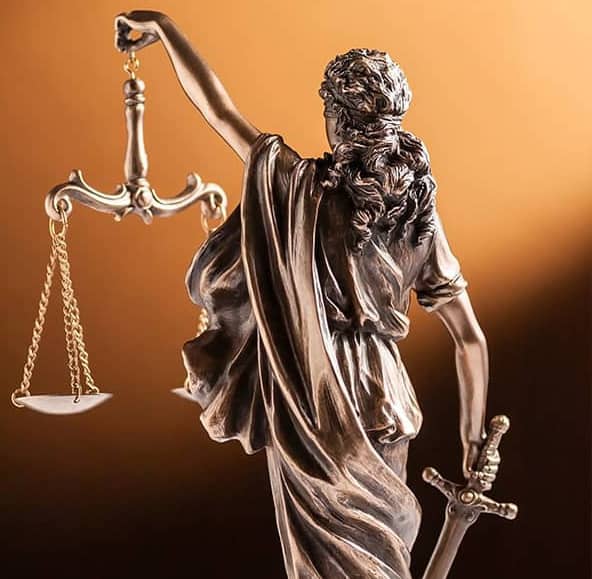 stock photo of lady justice with scales